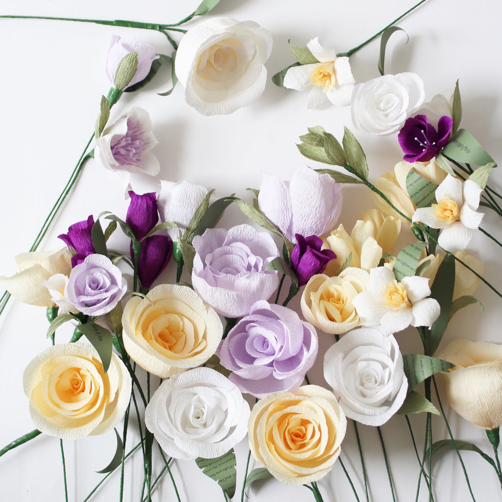 Spring Paper Bouquet – Paper Posies LDN