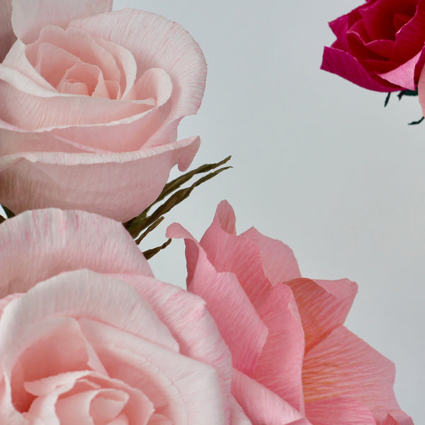 Pink Paper Rose