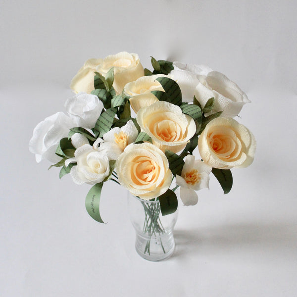 All White Bouquet