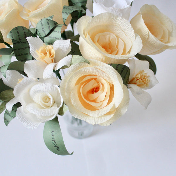 All White Bouquet