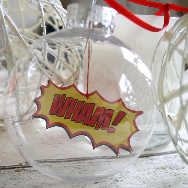 Comic Book Boomble Bauble