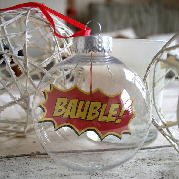 Comic Book Boomble Bauble
